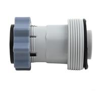 Adaptateur de tuyau de piscine Intex 10722 de 3,8 cm à 3,2 cm de diamètre pour valves de pompe de filtre de piscine Intex
