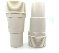 Adaptateur de tuyau de pompe de filtre de piscine 1 1/4""-1 1/2"" filetage 1.5"" connecteur de raccord PVC 417-6060 (lot de 2)
