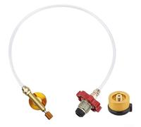 Adaptateur de tuyau de propane en métal, valve de remplissage de bidon de gaz, régulateur anti-fuite pour grils, poêles, chauffages, outil de cuisine portable en plein air, pour fer à repasser