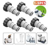 Adaptateur de tuyau de rechange pour pompe de connexion filetée Intex, filtre de piscine hors sol, support de tuyau, 1 pièce, 2 pièces, 3 pièces, 4 pièces, 5 pièces 5pcs