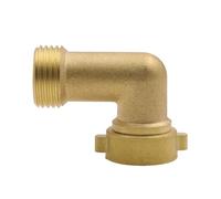 Adaptateur de tuyau d'eau pour camping-car - Raccord coudé à 90 degrés - Raccord de tuyau anti-fuite - Robinet d'entrée d'eau potable amélioré et pour systèmes de plomberie et d'entretien pour