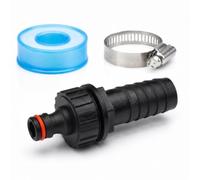 Adaptateur de tuyau - Embout de tuyau de 22 mm sur raccord - Compatible Gardena - Raccord de tuyau universel pour tuyau d'arrosage - Raccord d'eau - Système d'irrigation - Raccord rapide