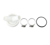 Adaptateur de tuyau en Y 1 1/2" double connexion pour vidange de machine à laver et lave-vaisselle - Convient aux prises de 19-24 mm avec clips UK