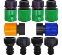 Adaptateur de tuyau fileté mâle de 3/4 pouces, raccord rapide for tuyau d'arrosage, système d'irrigation et d'arrosage goutte à goutte, 1 pièce(D-USA-2pcs)