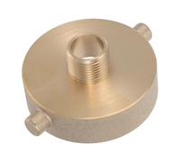 Adaptateur de Tuyau Incendie en Laiton 2-1/2 Femelle X 3/4 Ght | Raccord Fileté, Bague D’étanchéité Intégrée, Installation Manuelle Simple, pour Nettoyage et Arrosage