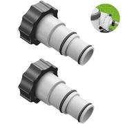Adaptateur de Tuyau - Intex - 2 Pièces - Anti-corrosion - 58,3 mm - Compatible 1,5 et 1,25 pouces