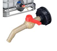 Adaptateur de tuyau pour réservoir d'eau, pièces de valve pour bidon d'eau de pluie, pour irrigation de jardin, récipients, collecteurs d'eau, tuyaux de , extérieur, pelouse et