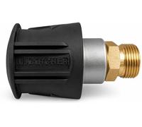 Adaptateur de tuyau raccord rapide Kärcher Quick Connect sur M22 filetage extérieur (Entrée : soit M22x1,5 mm filetage intérieur ou extérieur ; Sortie : Quick Connect)