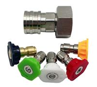 Adaptateur de tuyau - Raccords étanches en acier inoxydable - Raccords de tuyau d'arrosage de 19 mm à 6 mm - Utilisation pour pompe Valve Seringue Outils de lavage HVAC Arrosage Nettoyage d'arrosage