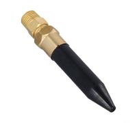 Adaptateur de valve de pompe à ballon d'hélium - Buse de gonflage inclinable en caoutchouc pour bouteille de gaz, fournitures d'événement de régulation de bouteille de gaz, doré noir