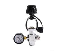 Adaptateur de valve G5/8, jauge de pression de 6000 PSI pour plongée sous-marine et cylindres d'oxygène, détecteur de fuite en laiton avec face blanche, pour outil de station de remplissage d'air HP