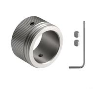 Adaptateur de vanne de radiateur avec tête thermostatique pour filetage M30 x 1,5, régulation précise de la température pour systèmes de chauffage, montage facile sans outil spécial, y compris et vis
