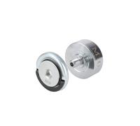 Adaptateur de Verrouillage pour Meuleuse Embout Fileté Base Circulaire Anneau de Verrouillage Flasque de Serrage Acier Carbone Résistant Maintien, size to 1