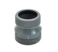 Adaptateur de vidange de lavabo gris 32 à 45 mm en plastique pour armoire de salle de bain, piscine, écumoire, raccord de tuyau, prévention des fuites, élimination de l'huile, utilisation en extérieur
