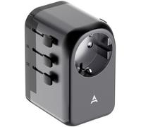 Adaptateur de voyage ADEQWAT 65W universel EU UK US ASIE