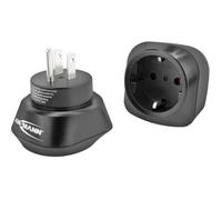Adaptateur de voyage - ANSMANN - 1250-0032 - Prise EU vers prise US - Pour l'étranger