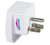Adaptateur de voyage - ARCOTEC - USA - 3 broches - Blanc - Sécurité enfant