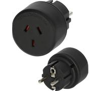 Adaptateur de Voyage États-Unis / Japon vers Prise Europe Mise à la Terre Noir
