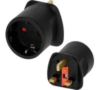Adaptateur de Voyage Prise Europe vers Angleterre 13A Noir
