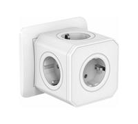 Adaptateur de voyage compact et pliable pour prises européennes, multiprise internationale sécurisée et portable 5 en 1 avec protection contre les