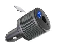Adaptateur de Voyage en Voiture avec Affichage de la Tension et Bouton d ' Alimentation, Conversion de Puissance de Prise de véhicule de l ' entrée 12 V 24 V à la Sortie 30 V, Ajustement Compact