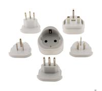 Adaptateur de voyage encastrable 2 prises - Zenitech