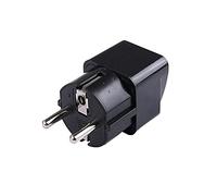 Adaptateur de Voyage Europe Adaptateur de Prise Universel AC 250V 10A Prise UE Alimentation Universelle RU ES Conversion des États-Unis Prise de convertisseur de Prise de Courant Europe(Noir)