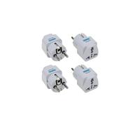 Adaptateur de voyage européen avec mise à la terre pour une connexion sécurisée, compatible avec de nombreux pays et offrant une prise en charge