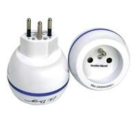 Adaptateur de Voyage - LTE Design - France vers Suisse - Prise simple - 2300 w