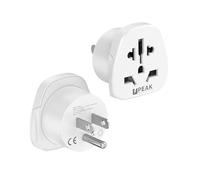 Adaptateur de voyage Peak Power World vers USA - Voyage aux États-Unis, au Canada et en Amérique du Sud - La norme de prise américaine est utilisée dans près de 50 pays à travers le monde