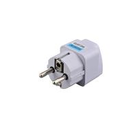 Adaptateur de voyage portable avec prise europ??enne, format plat, 250 V 10 A, universel pour smartphones et appareils ??lectroniques.