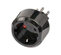 Adaptateur de Voyage Prise Europe vers Suisse IP20 16A Noir