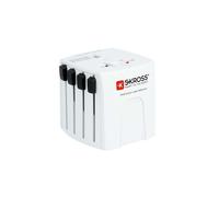 Skross Adaptateur de voyage MUV Micro 1.102500-E Universel Compact Blanc