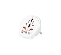 Adaptateur de Voyage - SKROSS - Prises Monde vers France - Noir - Type C/E - 60 mm