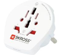 Adaptateur de voyage Skross Universel vers Europe Blanc