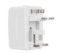 Adaptateur de voyage universel avec port de charge USB-C, charge rapide et prise secteur internationale tout-en-un pour une utilisation dans le monde