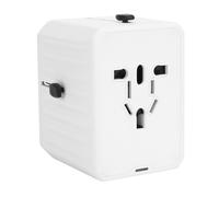 Adaptateur de voyage universel Global Connect, chargeur rapide 4 ports, prise sûre et durable, idéal pour les voyages internationaux, les voyages