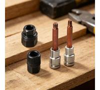 Adaptateur d'embout hexagonal conçu pour une performance fiable avec outils électriques et manuels à entraînement de 1,27 cm (T50)