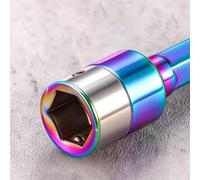 Adaptateur Douille 8mm Hexagone Acier Trempé pour Visseuse à Choc et pour perceuse - Extension Tige Non Magnétique Outil Atelier(B)