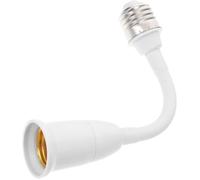 Adaptateur Douille E27 Avec Rallonge Flexible Et Support Orientable À 360° Conversion E27 À Pour Éclairage Intérieur