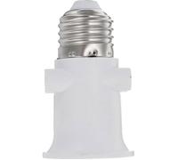 Adaptateur douille E27 - Conversion prise EU Support ampoule LED - Domestique - Blanc