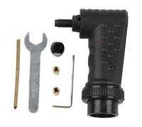 Adaptateur d'outil rotatif à angle droit compatible avec Dremel 4000 3000 8200 275 pour une meilleure portée lors du meulage, du polissage et de la coupe