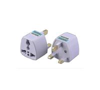 Adaptateur électrique universel, fiche de conversion, adaptateur de voyage, trois broches Zekai