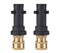 Adaptateur en 2 parties pour nettoyeur haute pression, prise Quick-Link, adaptateur de tuyau de pistolet à eau, compatible avec les nettoyeurs haute pression K2, K3