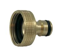 Adaptateur en laiton femelle - Raccord rapide - Arrosage de jardin - Pression PN 6 bar - Gaz ISO 228-1