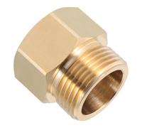 Adaptateur en Laiton pour Tuyau D'eau 1-1/16 vers 3/4 Ght | Filetage Fin Précis, Étanchéité Renforcée, Usage Industriel et Agricole, Finition Or, Joint Caoutchouc