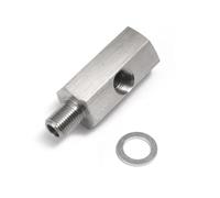 Adaptateur En T Pour Capteur De Pression D'huile, 1/8NPT 1/8BSPT M10 M14 M12 1.5 À 1/8 NPT, Jauge De Ligne D'alimentation Turbo Capteur D'Oxyde D'azote(1-4NPT)