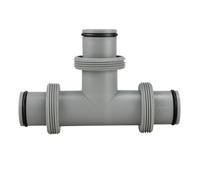 Adaptateur en T pour tuyau - Raccord rigide en polymère, ligne de | Joint droit de rechange facile à installer pour tuyau d'eau, filtre à sable pour pompes de piscine gonflables