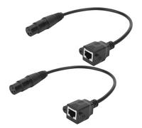 Adaptateur Ethernet DMX, câble de haute qualité avec gaine en PVC flexible, convertit XLR en RJ45. Pour les studios d'enregistrement et les
