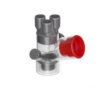 Adaptateur Évacuation 3 Voies 40-75mm Anti-Odeur | Valve anti-retour intégrée, bloque les odeurs, empêche les nuisibles, compatible 40-75mm, usage cuisine salle bain